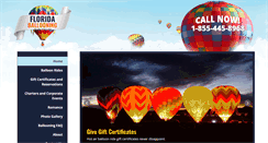 Desktop Screenshot of floridaballooning.com